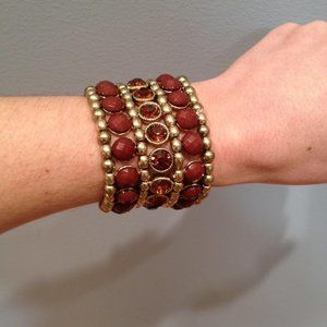 Smoked Topaz Stretch Bracelet - New